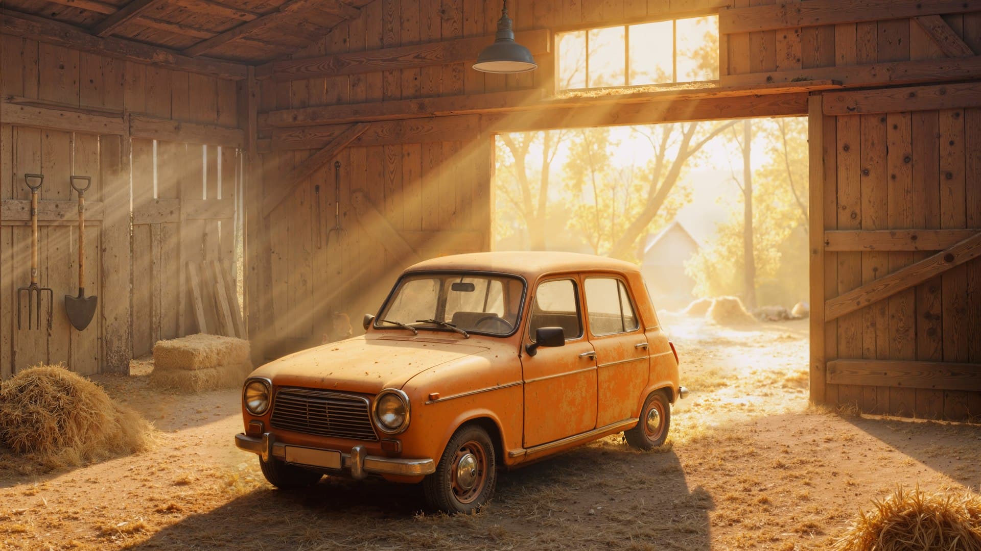 Titine, dopo: la stessa scena resa fotorealistica con l'AI, luce e materiali da ripresa reale.